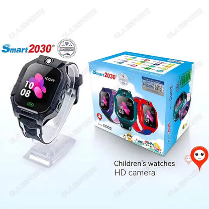 2025 New Kids Smart Watch SOS LBS Location Camera 2G Sim Card Call IP67 Waterproof GPS Location Child Smartwatch Boy Girl Gift