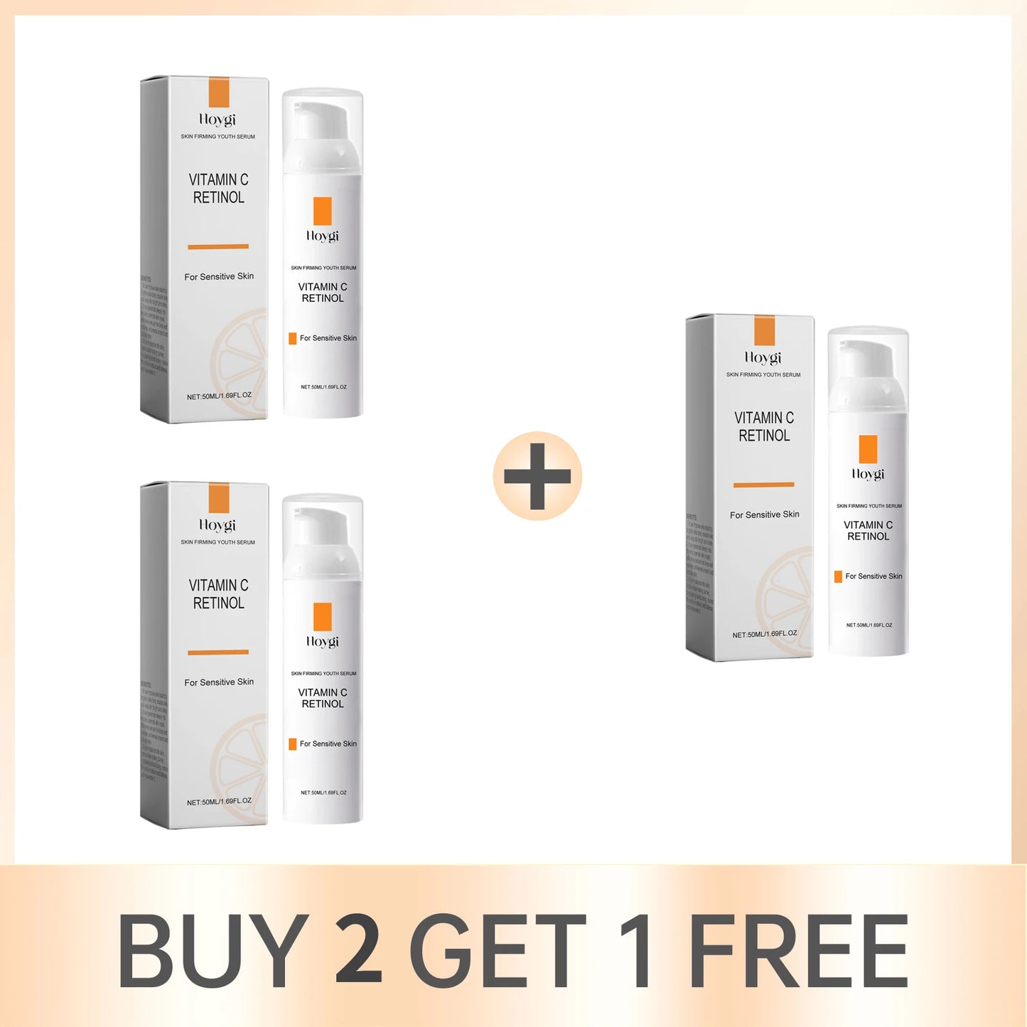 Retinol Vitamin C Face Cream Fade Fine Line Dark Spot Removal Pore Shrinking Anti Freckle Lifting Moisturizing Brightening Cream
