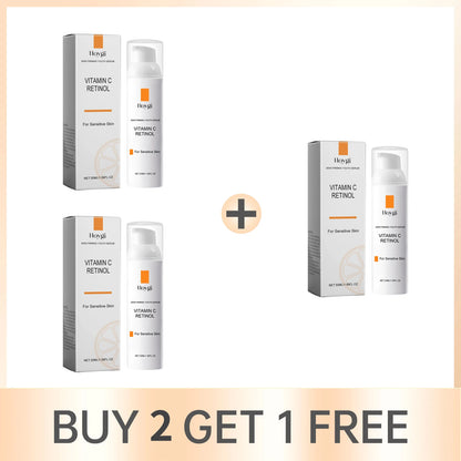 Retinol Vitamin C Face Cream Fade Fine Line Dark Spot Removal Pore Shrinking Anti Freckle Lifting Moisturizing Brightening Cream