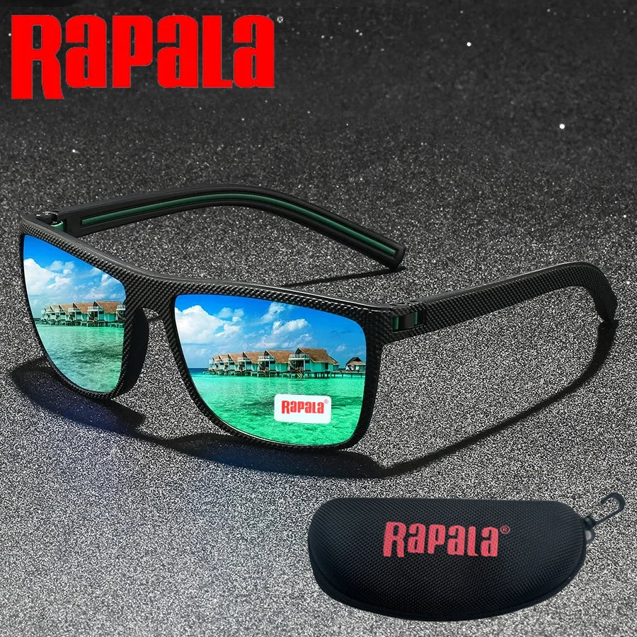 Rapala Fashion Square Polarized Sunglasses Men Women Driving Fishing Luxury Brand Designer Sun Glasses Driver's Eyewear UV400