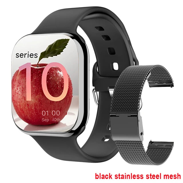 New GPS Watch 10 Smart Watch Men HD AMOLED Memory Music 3D Surround Bluetooth Call Waterproof Smartwatch Woman For Android IOS