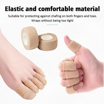 Toe protection, self-adhesive bandage, fungal nail polish, foot and finger protection, nail coating, toe and finger protection