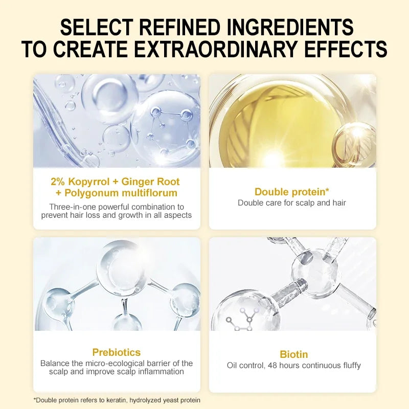 PURC Hair Growth Serum Thinning Hair Loss Treatment Fast Hair Regrowth Oil Hair Growth Products for Men Women Hair Care