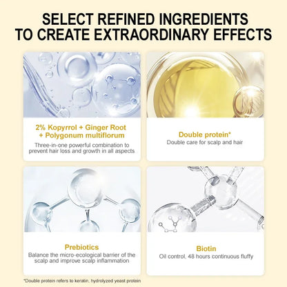 PURC Hair Growth Serum Thinning Hair Loss Treatment Fast Hair Regrowth Oil Hair Growth Products for Men Women Hair Care