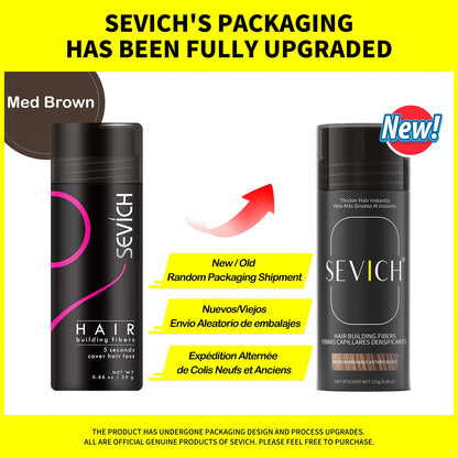 Hair Building Fibers Keratin Thicker Anti Hair Loss Products Concealer Refill Thickening Hair Fiber Powders Growth sevich 25g