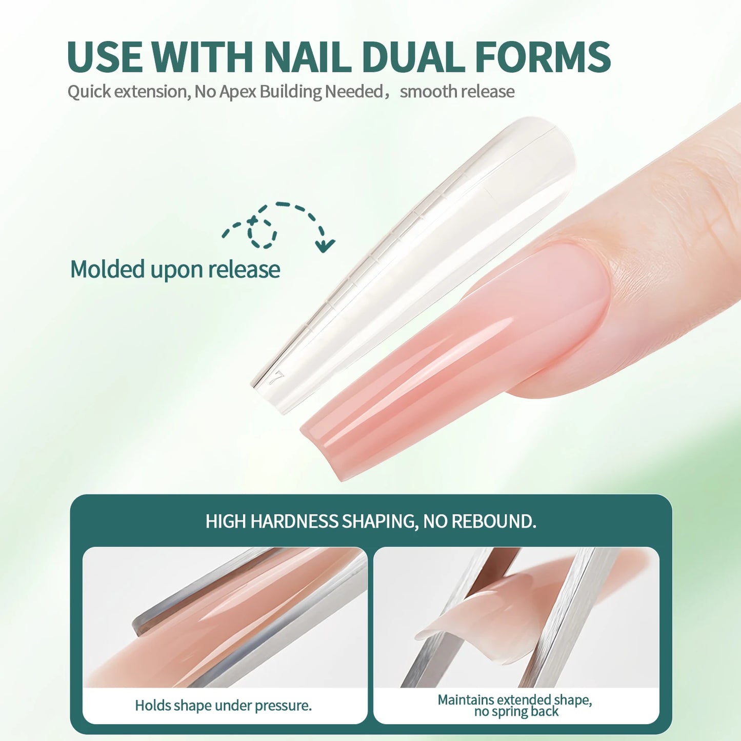 Nailpop 30/100g Hard Gel Milky Smooth UV Nail Gel for Quick Extension Long Lasting Soak Off Nail Builder Gel Nail Art Manicure