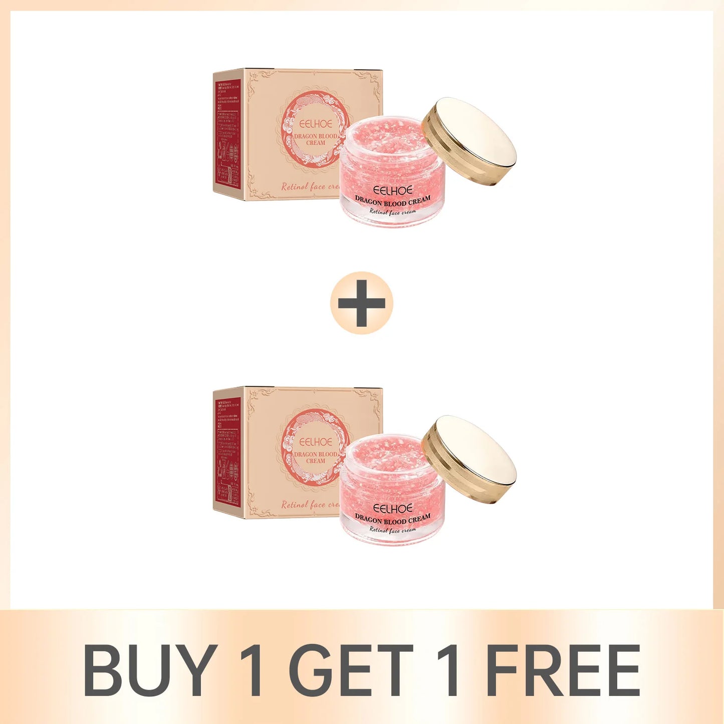 Eelhoe Retinol Face Cream Gently Care Fade Fine Lines Brighten Comfort Restore Natural Skin Soften Nourish Moisturize Face Cream