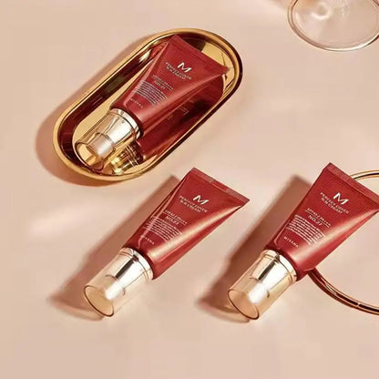 50ml Korean Cosmetic BB Liquid Foundation Concealer Cream Facial Makeup Skin-Nourishing Waterproof Oil Control Long-lasting