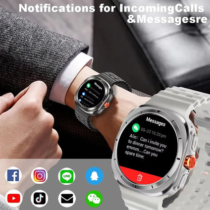 G.L Wear 2025 New Men's Smart Watch 1.52 Inch Bluetooth Talk Sports Fitness Pedometer Woman Smart Watch