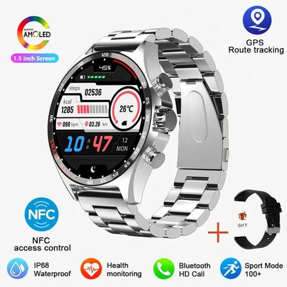 2024 New Outdoor Sports GPS Smart Watch Men Bluetooth Call Smartwatch Health Monitoring Compass IP68 Waterproof Watches Men