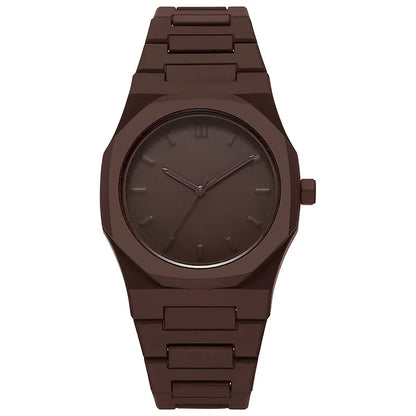 Minimalist Design Quartz Watch for Men Casual Lightweight Plastic Strap Waterproof Sports Business Watches Man Creative Clock