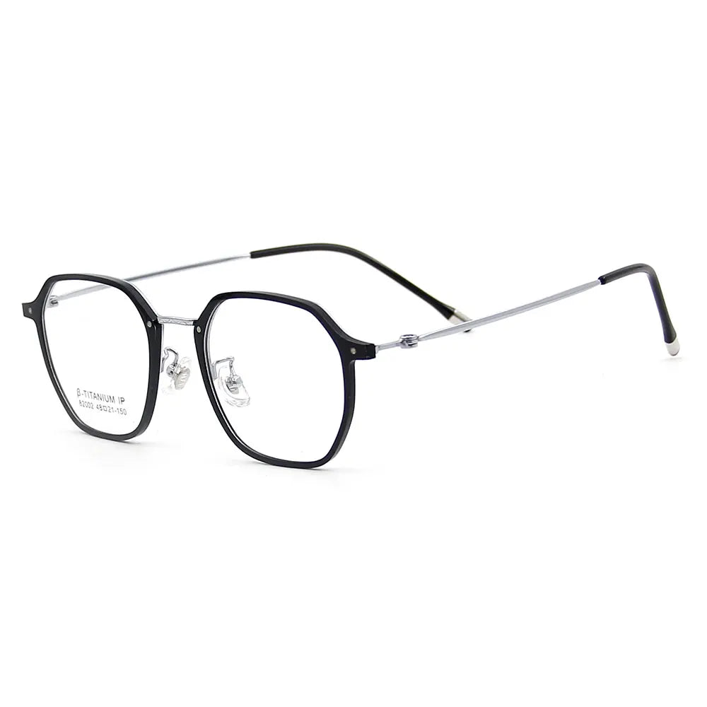 Ultralight TR90 β Titanium Optical Glasses Frame Flexible Anti-Slip Legs Plastic Eyewear for All-Day Comfort & Professional