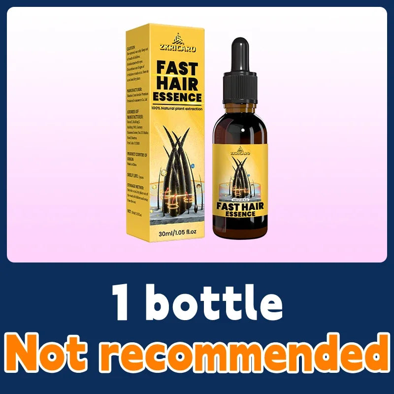 Double hair growth essential oil, the result of plant essence research, say goodbye to baldness and hair loss, without harming t