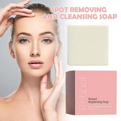 Retinol Brightening Spot Cleansing Soap for Deep Cleansing, Diminishing Dark Spots and Fine Lines, Repairing Skin, Korean Care