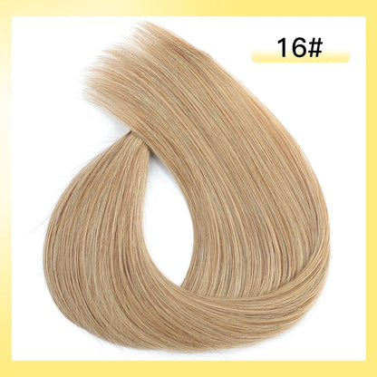 Yelo Highlight Blonde Human Hair Weft Double Weft Hair Bundles Sewing In Hair Weaves Real Human Hair Extension For Salon