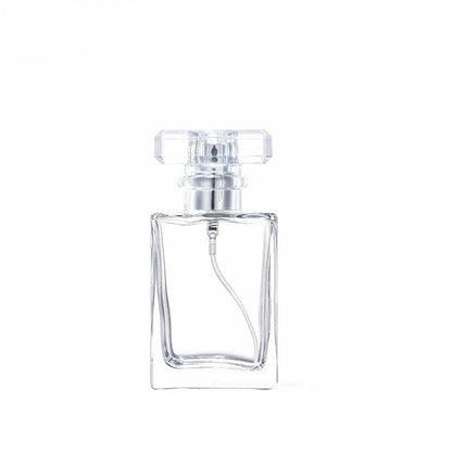 1/3/5pcs 30/50/100ml Perfume Bottle Glass Frosted Square Portable Pressed Fine Spray Aromatherapy Separate Bottle Wholesale