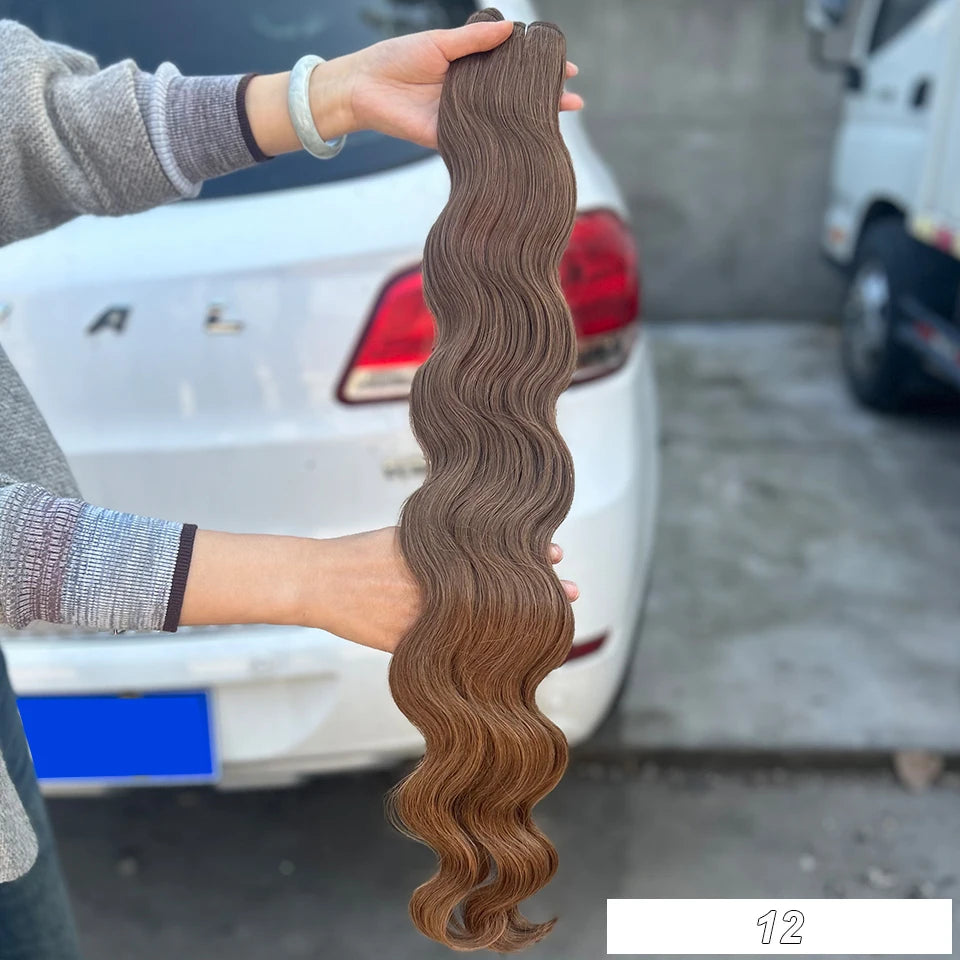 Magica Brown M816 Body Wave Hair Bundles 30inches 200g Omber 613 Blond P27/613 Weave High Temperature Synthetic Hair Extensions