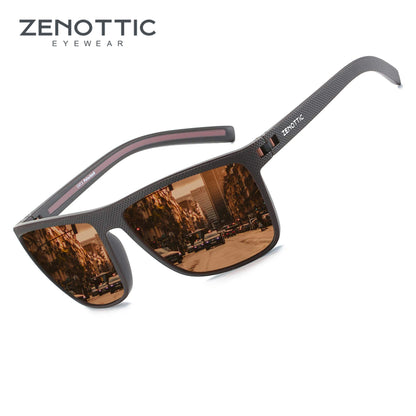 ZENOTTIC Polarized Sunglasses Shade for Women Men Lightweight TR90 Frame UV400 Protection Square Sun Glasses 2024 2025