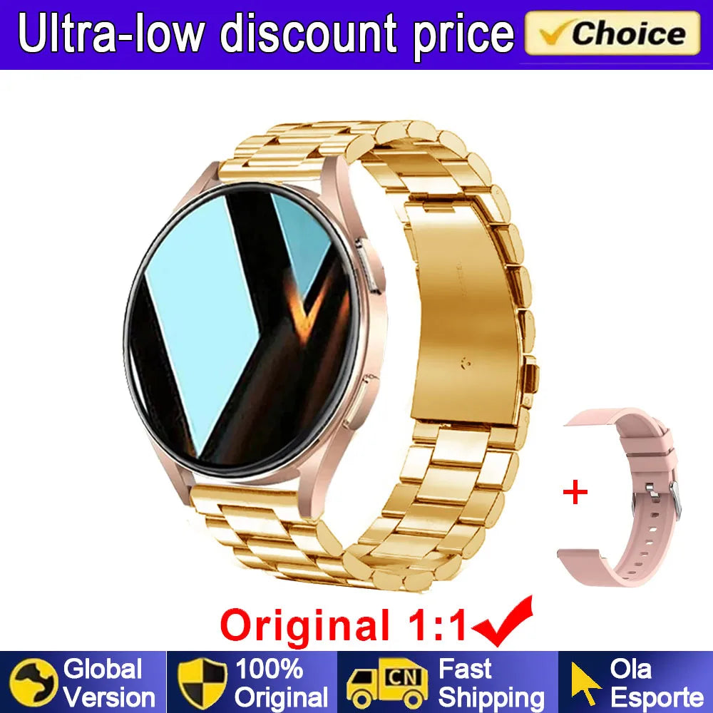 2025 New Smart Watch 6 GPS Tracker Blood Pressure Blood Oxygen Bluetooth Calls Sports Fitness Waterproof Smartwatches Men Women