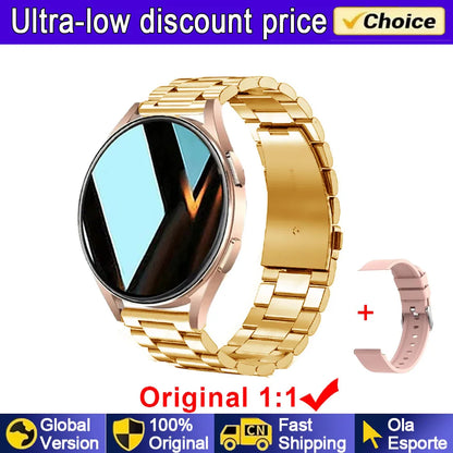2025 New Smart Watch 6 GPS Tracker Blood Pressure Blood Oxygen Bluetooth Calls Sports Fitness Waterproof Smartwatches Men Women