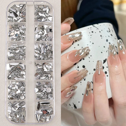 Nail Art Accessories - Charms, Rhinestones & Decorations, Nail Supplies with Art Parts & Figures