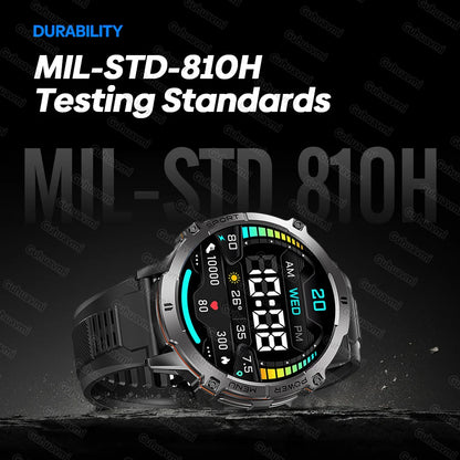 GUHUAVMI TANK X3 ULTRA 2 Smartwatch 1.73" AMOLED Screen 5ATM&IP69K Durable 1000mAh Battery GPS Sports Fitness Track Smart Watch