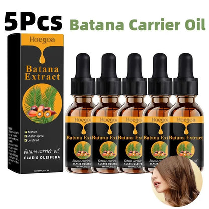 5Pcs Batana Hair Care Essential Oil Repair Damage Hair Nourishing Hydrating Care Serum Smoothing Essence Strong Hair Root