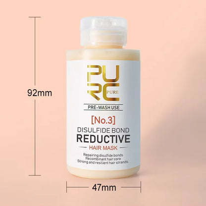 PURC Disulfide Bond Hair Mask Keratin Hair Treatment Smoothing Straightening Hair Cream Repair Damaged Hair Care Products