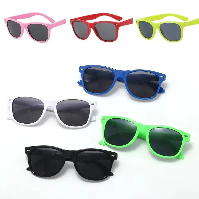 Fashion Brand Kids Sunglasses Child Black Sun Glasses Anti-uv Baby Sun-shading Eyeglasses Girl Boy Sunglass