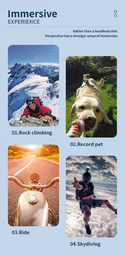 TELESIN Neck Hold Mount for GoPro Hero 13 12 11 10 9 8 7 6 5 Insta360 DJI Osmo Action Smartphone Magnetic GoPro Accessories