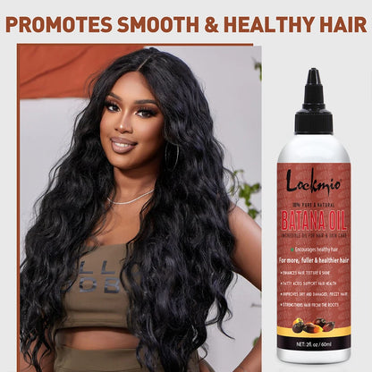 Natural Batana Oil Moisturizing Nourishing Promotes Scalp Health Treatment Product Anti-Frizz Smooth Hair Oil for All Hair Types