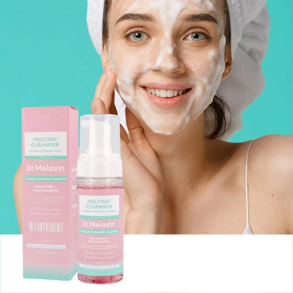 Dr.Melaxin Gentle Cleansing Milk 150ml Compact Foam Quickly Dissolves and Effectively Removes Makeup and Impurities