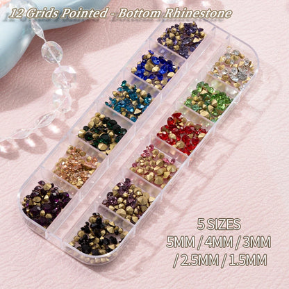 Nail Art Accessories - Charms, Rhinestones & Decorations, Nail Supplies with Art Parts & Figures