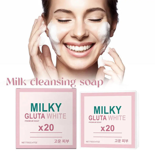 Natural Lotion Milk Cleaning Soap Whitening Skin, Deep Cleansing And Nourishment Excess Oil Moisturizing Fragrance Milk Soap