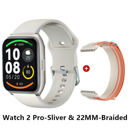 HAYLOU Watch 2 Pro (LS02 Pro) Smartwatch 1.85inch Large Display 100 Workout Modes Smart Watch for Men Heart Rate Monitoring
