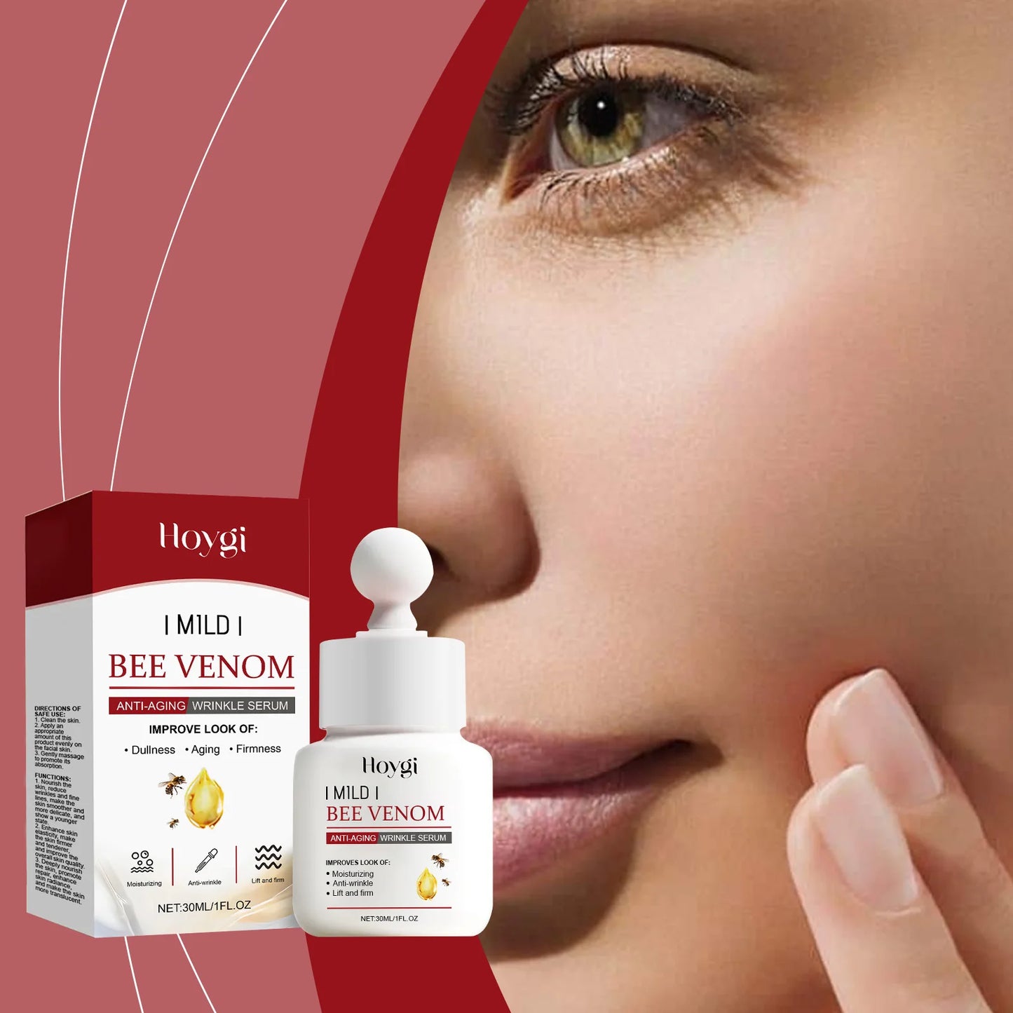 Facial Serum: Daily Serum for Moisturizing, Enhancing Skin Condition, Firming Skin & Boosting Youthful Vitality