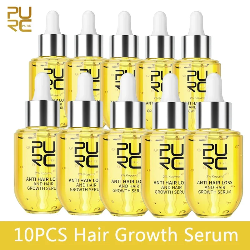 PURC Hair Growth Serum Thicker & Fuller Hair Regrowth Oil Thinning Loss Treatment Hair Growth Products for Men Women Hair Care