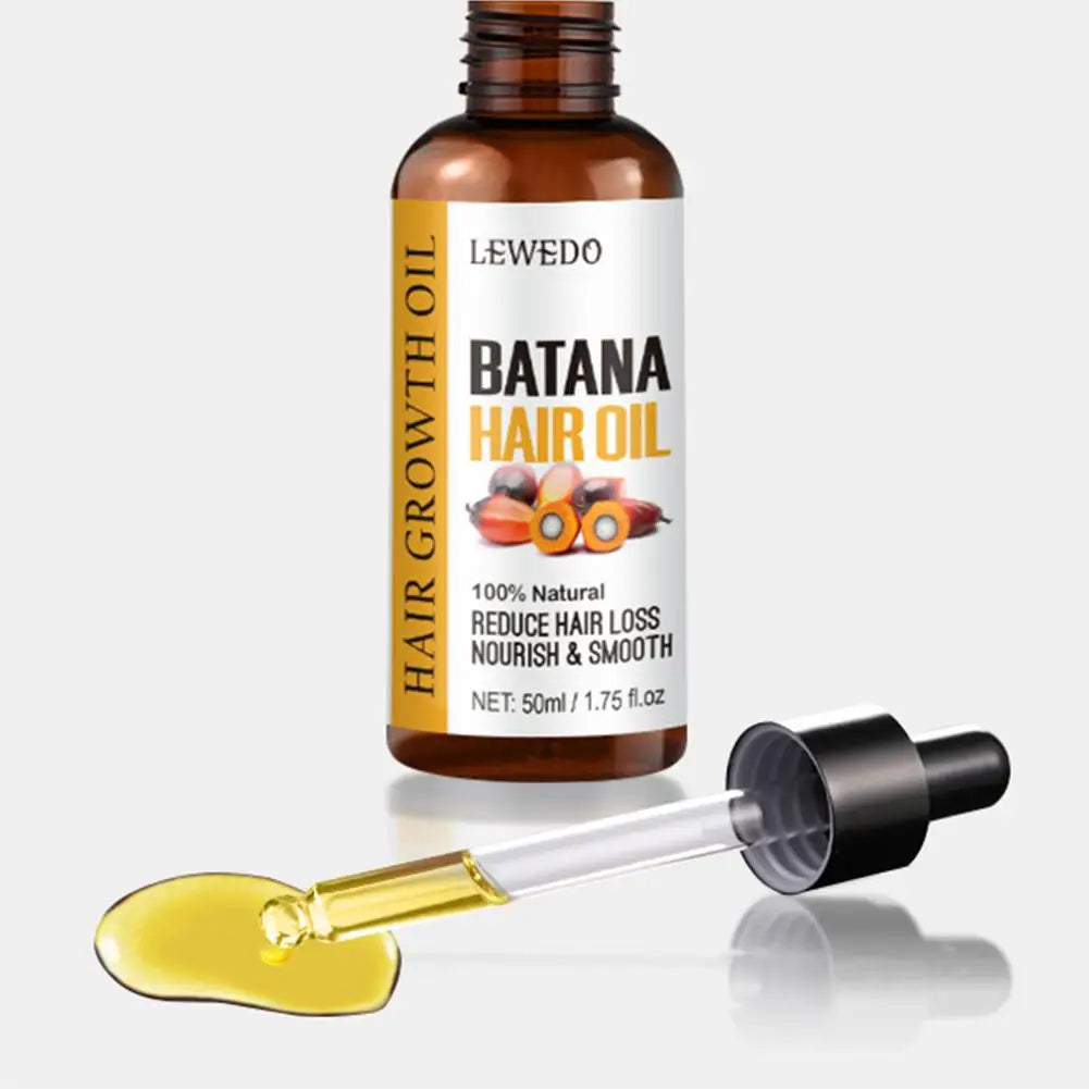 Natural Batana Oil For Hair Growth Pure Batana Oil Hair Shine Strengthen For Women Prevent Hair Loss Eliminate Split Ends