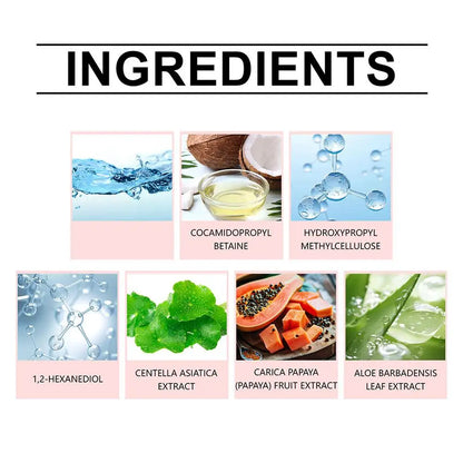 Himalayan Salt Centella Asiatica Cleanser Deep Cleansing Foam Removes Impurities Gentle Refreshing Facial Cleanser 114g