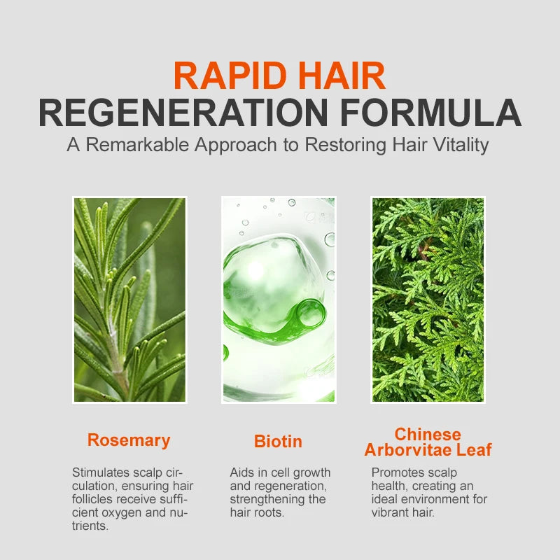 PURC Batana Oil Hair Growth Spray Hair Loss Treatment for Men Women Nourishing Hair Roots Thickening Hair Care Products