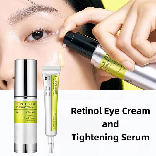 Korean Retinol Moisturizing Essence Lighten Dark Circles Wrinkles Eye Cream Firming Brighten Skin Vitamin C Anti-aging  Essence