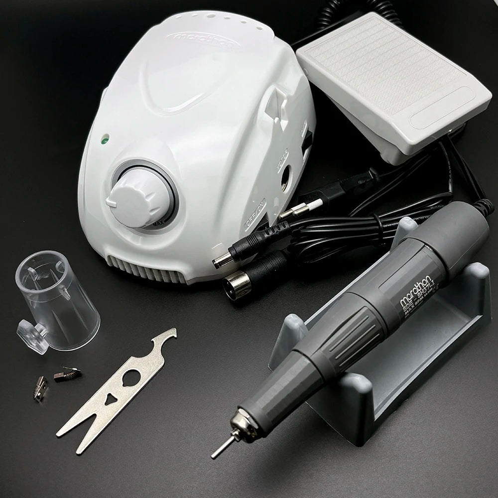 Dental Micro Motor Marathon Machine with SH37L1 Handle - Multi-Purpose Tool for Engraving, Milling, Nail Polish & Manicure