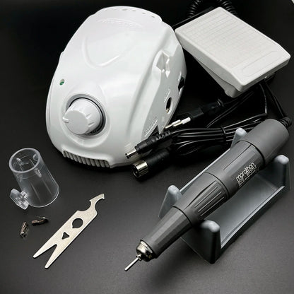 Dental Micro Motor Marathon Machine with SH37L1 Handle - Multi-Purpose Tool for Engraving, Milling, Nail Polish & Manicure