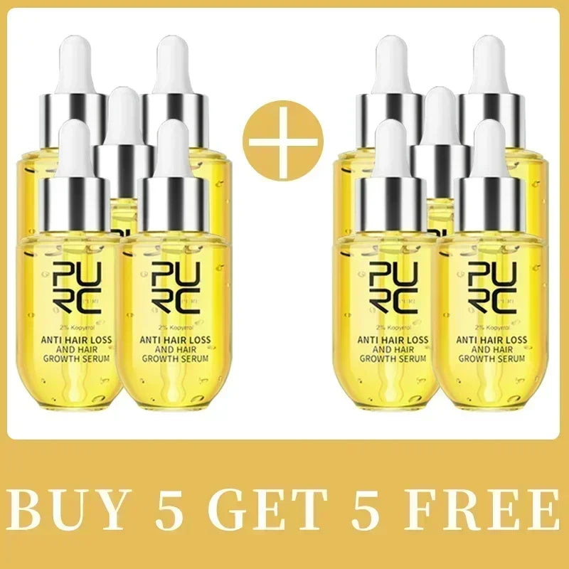 Hair Growth Serum Growing Hair Essential Oil Beauty Hair Care Dense Regrowth Ginger Promoting Regeneration