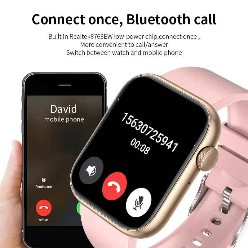 NEW Watch 10 Smart Watch Men Body Temperature BT Call NFC Always on Display GPS Sport Watches Smartwatch For iPhone Android