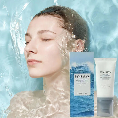 Centella Asiatica Skin Care Set Centella Asiatica Essence Probiotic Eye Cream Mild Face Cleanser Sun Cream Face Serum Skin Care