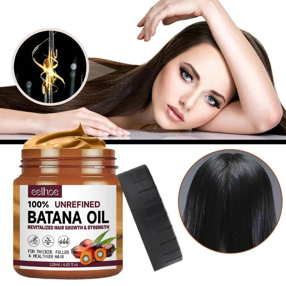 120ml Batana Oil Conditioner For Hair Growth, Raw Pure Batana Oil Hair Care Mask For All Hair Types, Help Repair Hair Split Ends