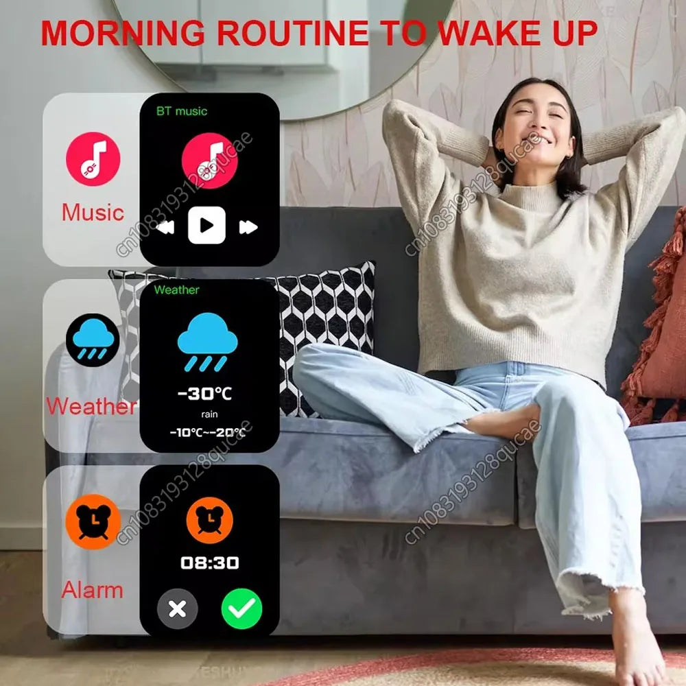 New Smart Watch H9 Pro MAX 2.01-inch HD Display Bluetooth Call Message Alert Sport Mode GPS Smartwatch Men Women For Android IOS