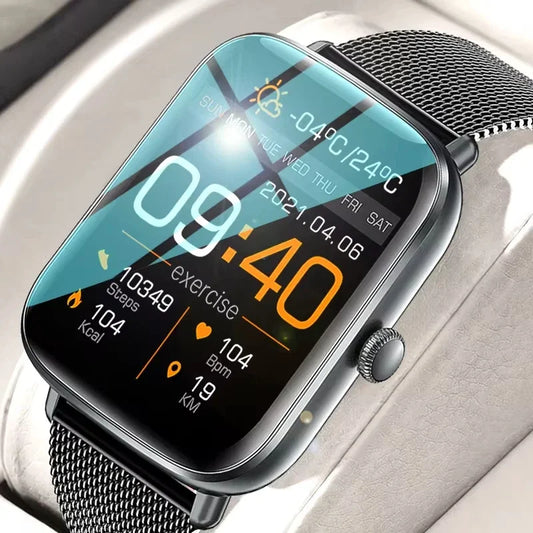 LIGE Bluetooth Call Smart Watch Men Women Health Blood Oxygen Fitness Sports Watches Man Waterproof Smartwatch For Android IOS