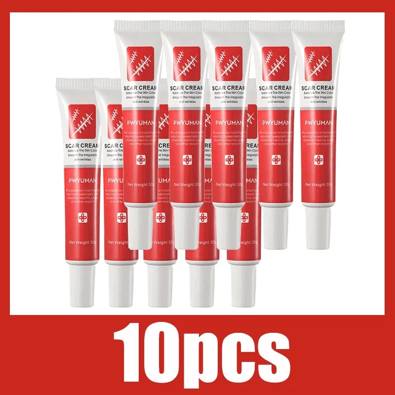 Fast Scar Removal Cream Treatment Stretch Marks Burn Surgical Scar Acne Spots Repair Gel Whitening Moisturizing Smooth Skin Care